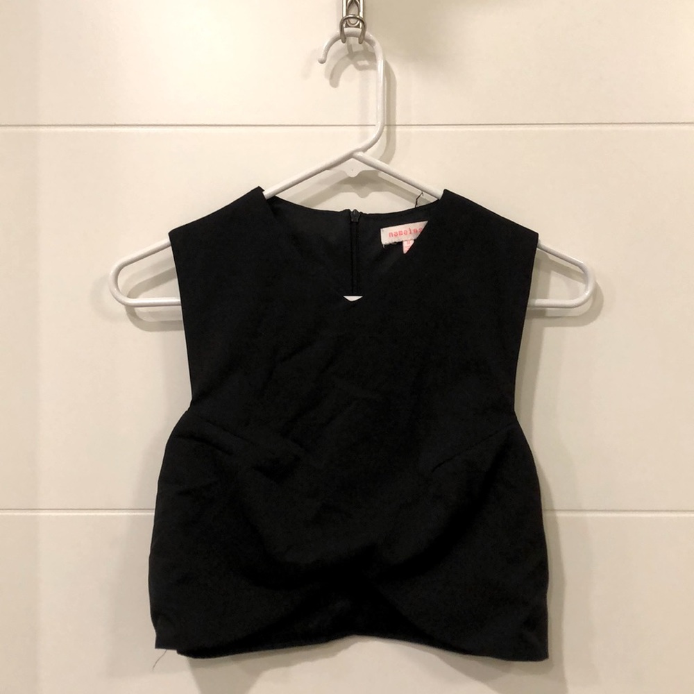 Nameless Origami Cropped Tank